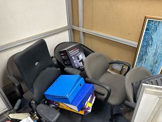 Lote 10 Sillas Tapizadas Marrón/Beige