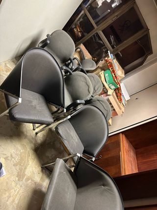 Lote 10 Sillas Tapizadas Marrón/Beige