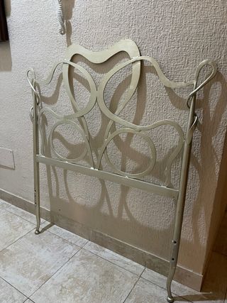 Cabecero Forja Schuller Plata Cama 90