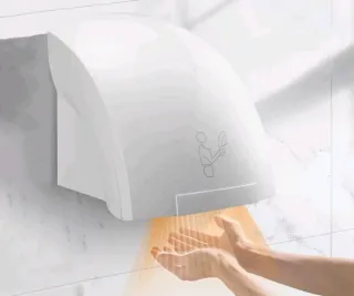 Asciugamani Elettrico da Parete 1800W con Sensore