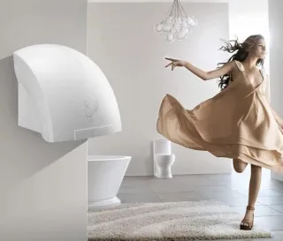 Asciugamani Elettrico da Parete 1800W con Sensore