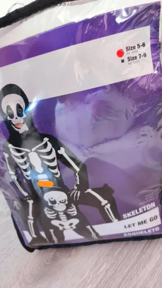 Disfraz esqueleto Let Me Go Talla 5/6