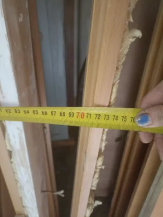 Puerta de madera interior.2 unidades.Precio unidad