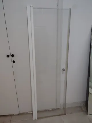 Mampara bañera articulada cristal