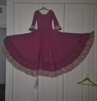 Traje Flamenca Niña Carmen Jimenez Talla 10