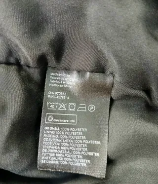 Chaqueta Bomber H&M Borgoña Y2K Talla M