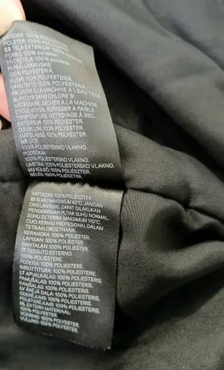 Chaqueta Bomber H&M Borgoña Y2K Talla M