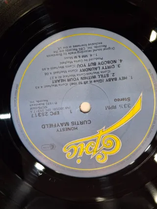 Vinilo Curtis Mayfield - Honesty