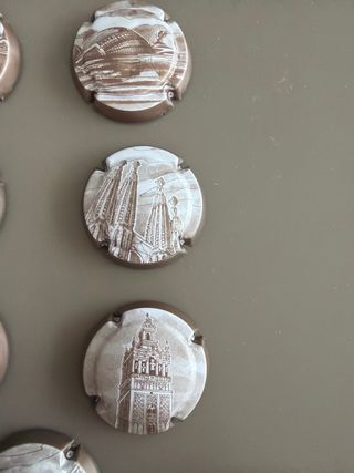 Lote 7 Chapas Cava Coleccionables