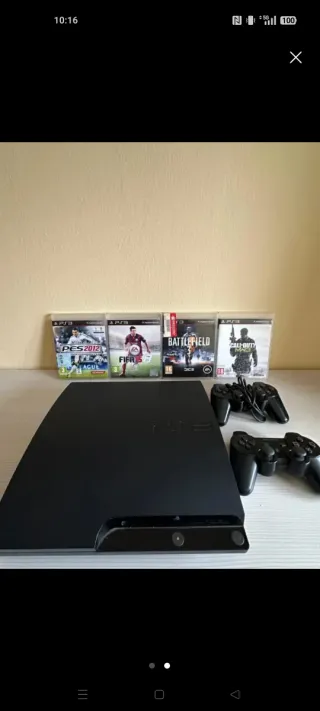 Console Sony PS3 Nera + Giochi e Controller