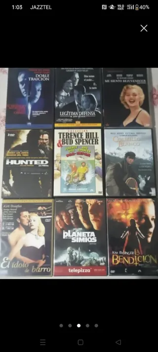 Lote 9 Películas DVD Acción/Aventura/Guerra