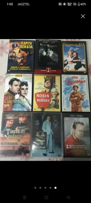 Lote 9 Películas DVD Acción/Aventura/Guerra