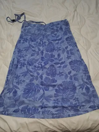 Vestido floral azul
