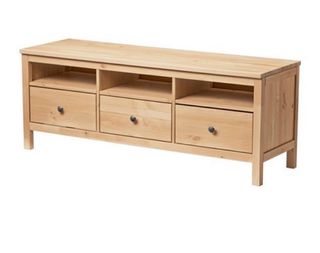 Mueble TV madera 3 cajones