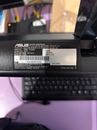 Monitor Asus 23 Negro