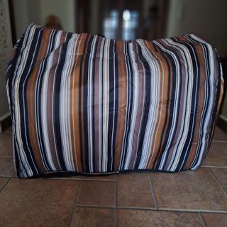 Caseta perro extra grande rayas