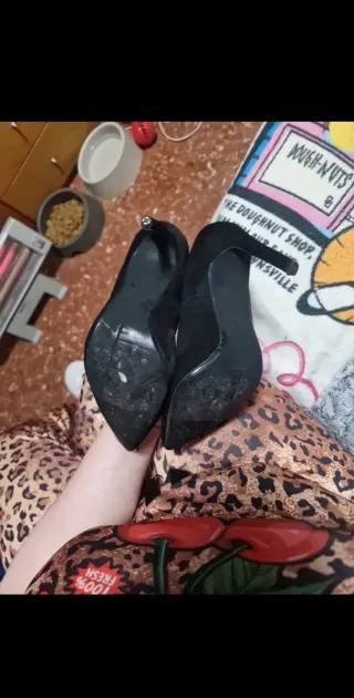 Zapatos de tacón negros