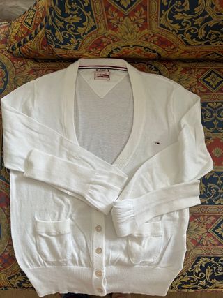 Chaqueta Tommy Hilfiger Blanca Talla M
