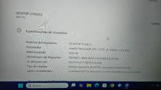 Mini PC Intel J3710 8GB RAM 128GB SSD