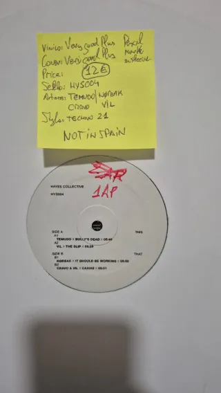 Temudo, Nørbak, Vinilo Techno