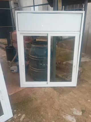 Ventanas de aluminio blancas 125 euros unidad