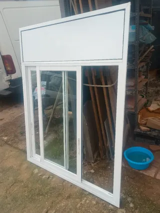 Ventanas de aluminio blancas 125 euros unidad