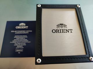 Reloj Orient Solar Cronógrafo 200m azul claro