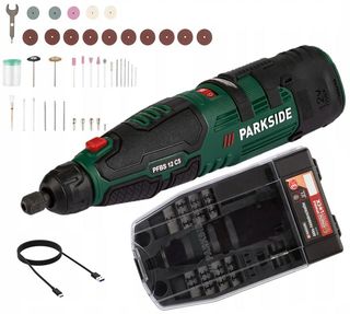 Mini taladro recargable tipo Dremel 12V.