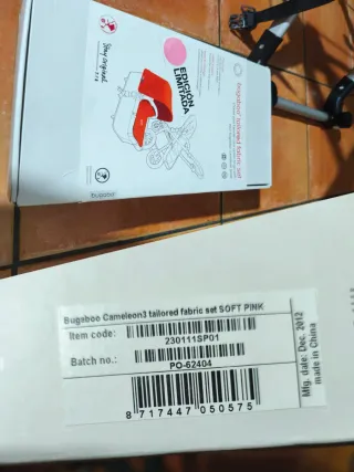 Capota y cubrepies bugaboo camaleon