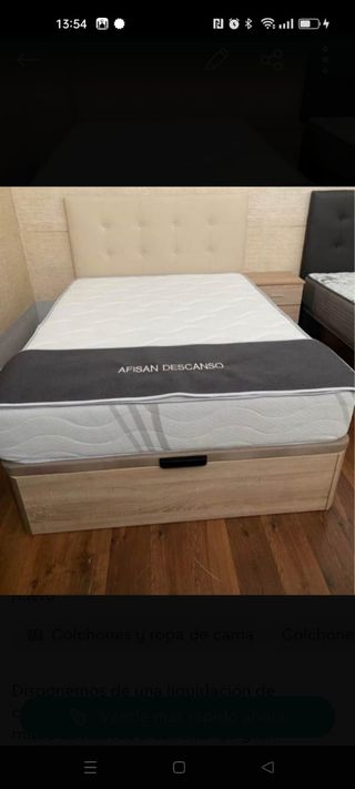 Colchón y canapé