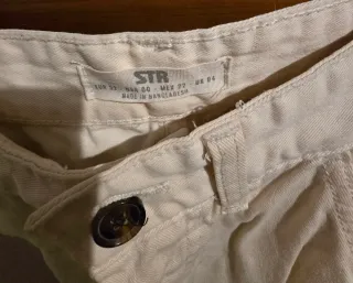 Pantalón cargo beige chica