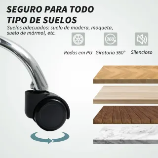 Silla de Oficina Ergonómica con Masaje y Calor