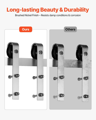 X2 Kit Ferramenta per Porta Scorrevole da 2011 mm