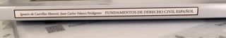 Fundamentos de Derecho Civil español