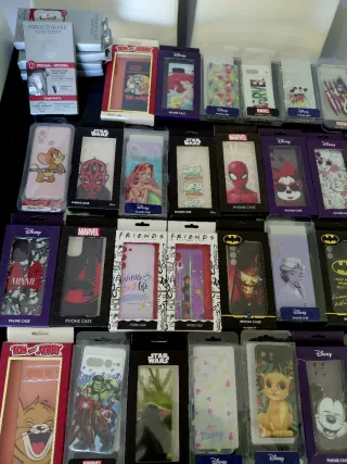 Pack Fundas Móvil Disney,marvel,star wars,friends