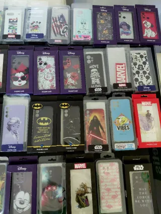 Pack Fundas Móvil Disney,marvel,star wars,friends