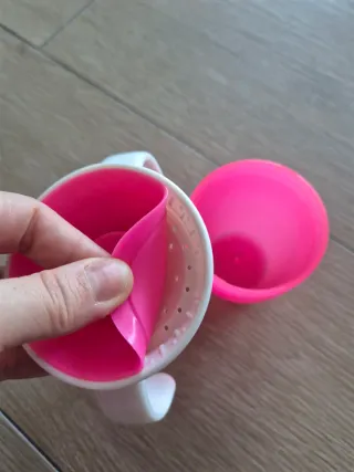 Vaso aprendizaje Munchkin bebé rosa