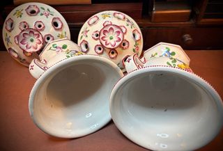 Pareja Tulipiére Vieuve Perrin S. XIX