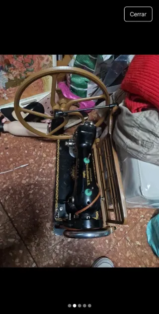 Máquina de coser antigua Sigma