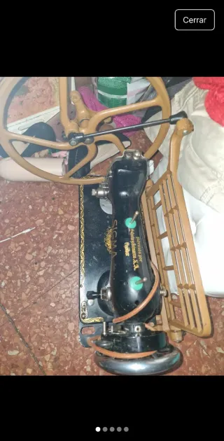 Máquina de coser antigua Sigma