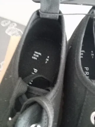 NUEVAS!!! Zapatillas Negras Plataforma Talla 39