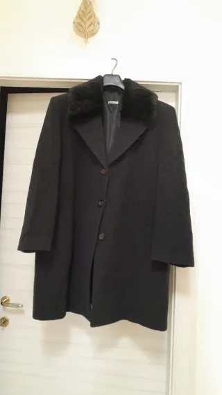 Cappotto Lana e Cashmere Nero