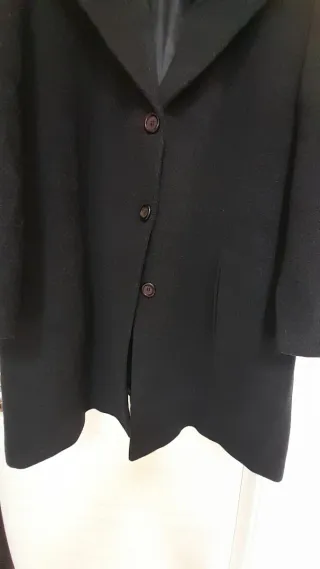 Cappotto Lana e Cashmere Nero
