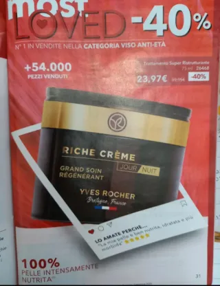 Yves Rocher Crema Riche Crème Giorno/Notte