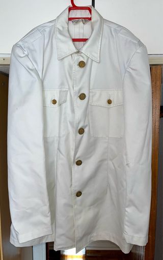Chaqueta Blanca Ejército del Aire Antigua