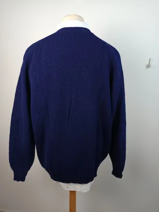 Cardigan Trussardi Uomo Blu Vintage