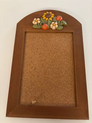 Lavagna in sughero Thun decorata