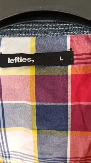 Camisa Lefties cuadros Talla L
