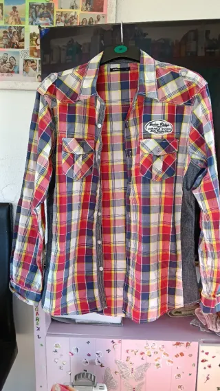 Camisa Lefties cuadros Talla L