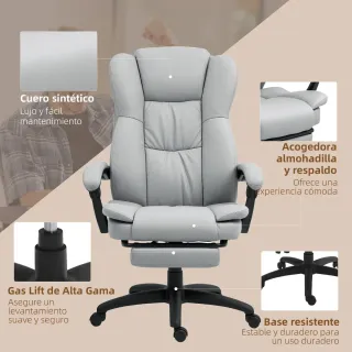 Silla de Oficina con Masaje Vibratorio